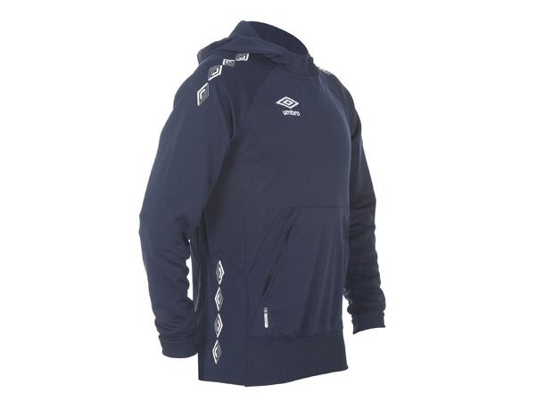UMBRO UX-1 Hood Top jr Marine/Hv 164 Tøff teknisk hettegenser 